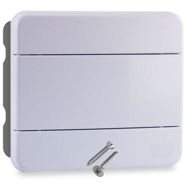 Quadro Distribuição Embutir Mondiale até 4 Disjuntores Branco